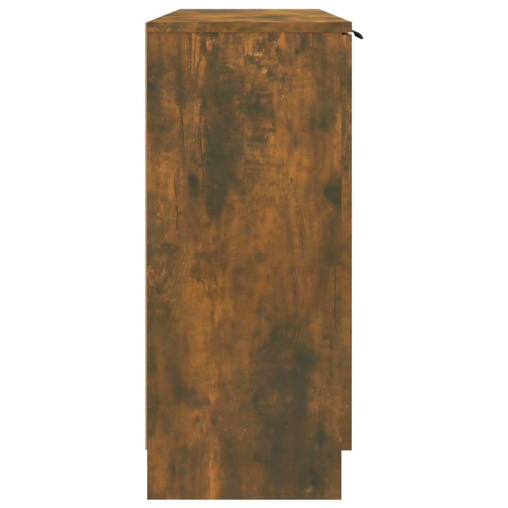 Sideboard Räuchereiche 90,5x30x70 cm Holzwerkstoff - Pazzar.ch