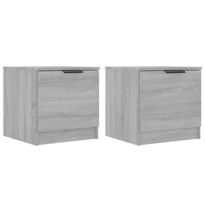 Nachttische 2 Stk. Grau Sonoma 40x39x40 cm - Pazzar.ch