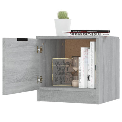 Nachttische 2 Stk. Grau Sonoma 40x39x40 cm - Pazzar.ch
