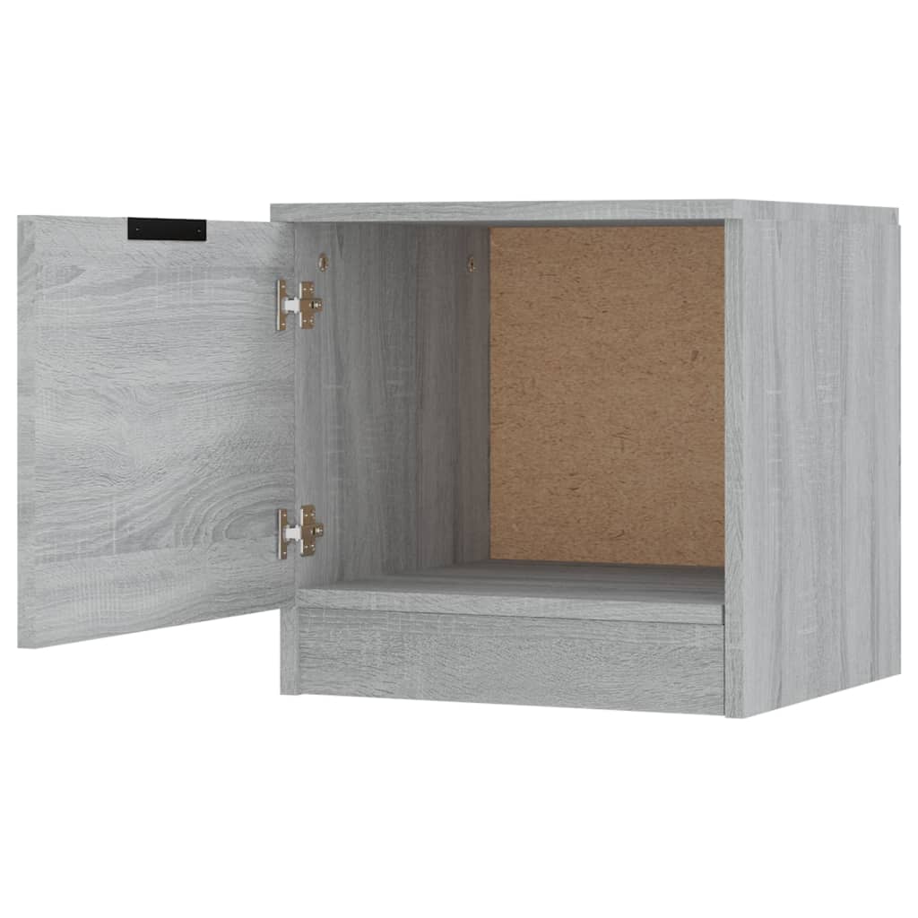 Nachttische 2 Stk. Grau Sonoma 40x39x40 cm - Pazzar.ch