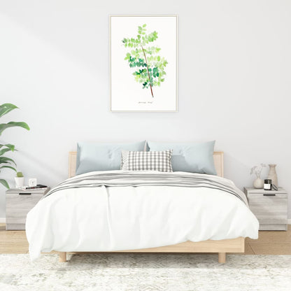 Nachttische 2 Stk. Grau Sonoma 40x39x40 cm - Pazzar.ch