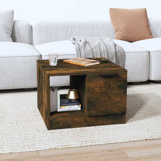 Couchtisch Räuchereiche 50x50x36 cm Holzwerkstoff - Pazzar.ch
