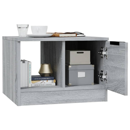 Couchtisch Grau Sonoma 50x50x36 cm Holzwerkstoff - Pazzar.ch