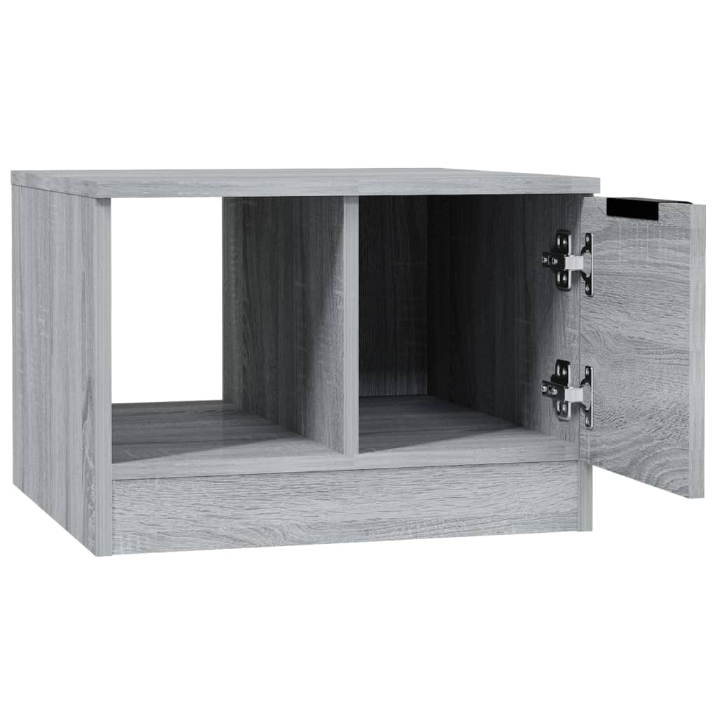 Couchtisch Grau Sonoma 50x50x36 cm Holzwerkstoff - Pazzar.ch