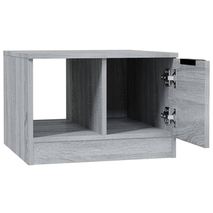Couchtisch Grau Sonoma 50x50x36 cm Holzwerkstoff - Pazzar.ch