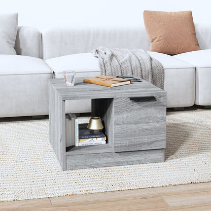 Couchtisch Grau Sonoma 50x50x36 cm Holzwerkstoff - Pazzar.ch