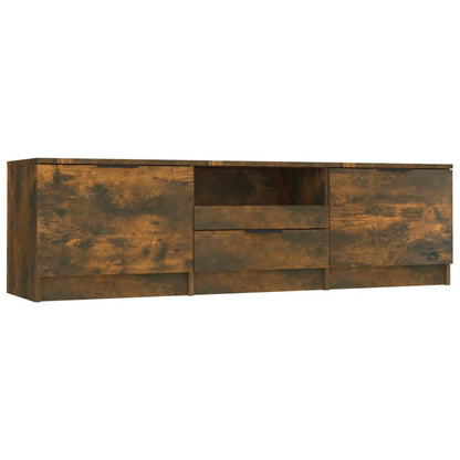TV-Schrank Räuchereiche 140x35x40 cm Holzwerkstoff - Pazzar.ch