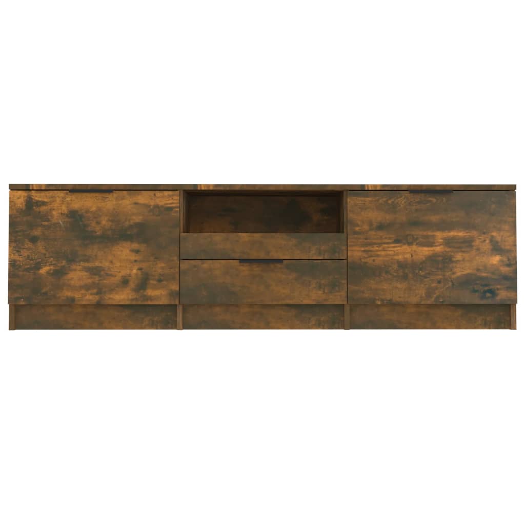 TV-Schrank Räuchereiche 140x35x40 cm Holzwerkstoff - Pazzar.ch