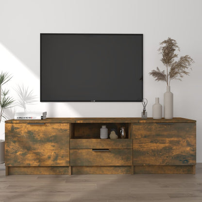 TV-Schrank Räuchereiche 140x35x40 cm Holzwerkstoff - Pazzar.ch