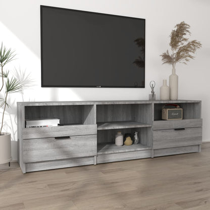 TV-Schrank Grau Sonoma 150x33,5x45 cm Holzwerkstoff - Pazzar.ch