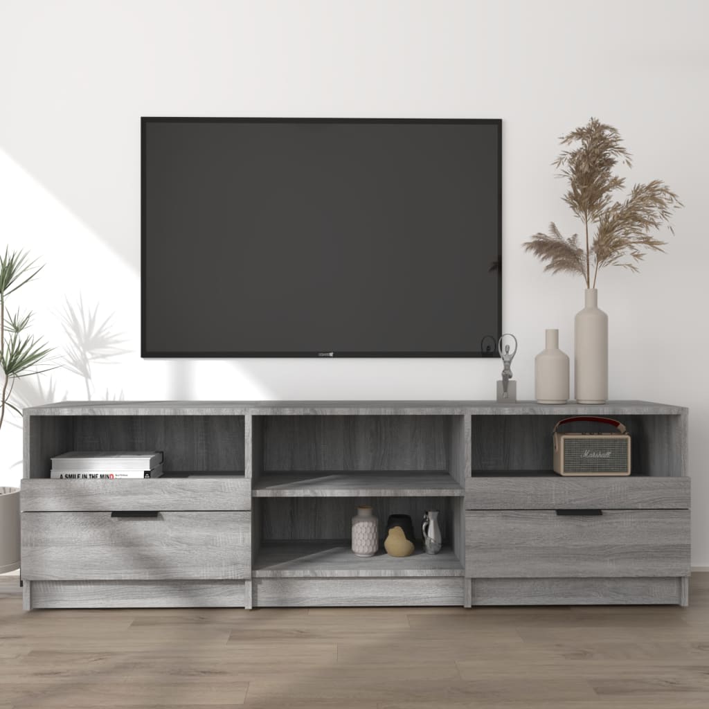 TV-Schrank Grau Sonoma 150x33,5x45 cm Holzwerkstoff - Pazzar.ch