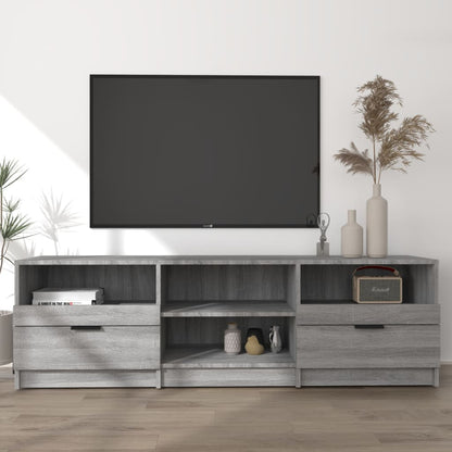 TV-Schrank Grau Sonoma 150x33,5x45 cm Holzwerkstoff - Pazzar.ch
