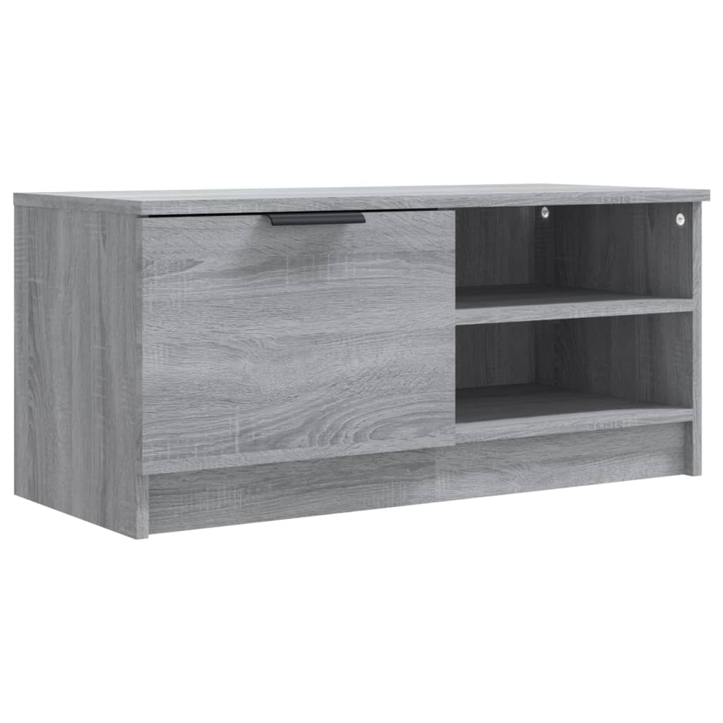 TV-Schrank Grau Sonoma 80x35x36,5 cm Holzwerkstoff - Pazzar.ch