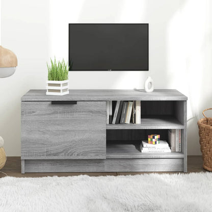 TV-Schrank Grau Sonoma 80x35x36,5 cm Holzwerkstoff - Pazzar.ch
