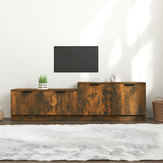 TV-Schrank Räuchereiche 158,5x36x45 cm Holzwerkstoff - Pazzar.ch