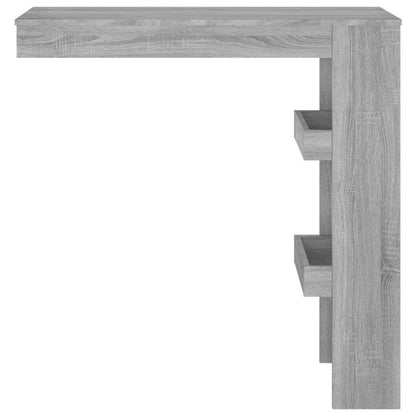 Wand-Bartisch Grau Sonoma 102x45x103,5 cm Holzwerkstoff - Pazzar.ch