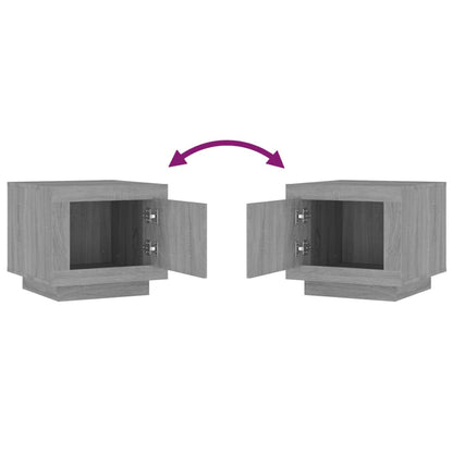 Couchtisch Grau Sonoma 51x50x45 cm Holzwerkstoff - Pazzar.ch