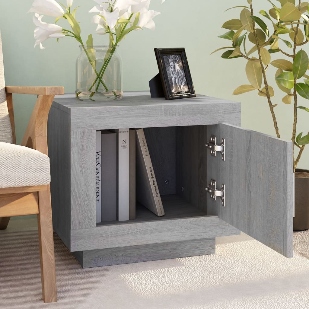 Couchtisch Grau Sonoma 51x50x45 cm Holzwerkstoff - Pazzar.ch