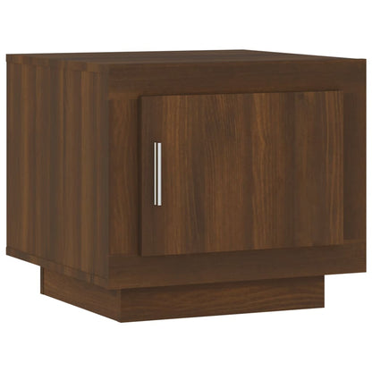 Couchtisch Braun Eichen-Optik 51x50x45 cm Holzwerkstoff - Pazzar.ch