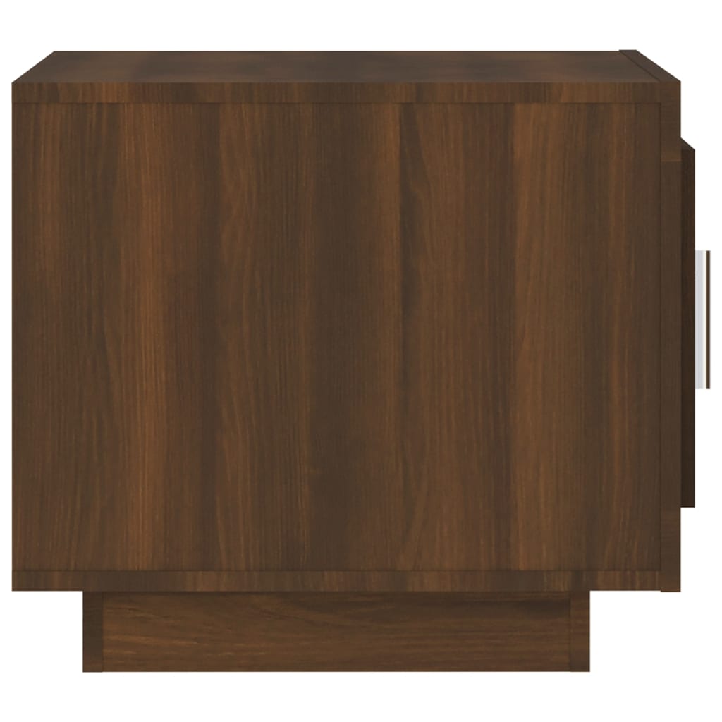 Couchtisch Braun Eichen-Optik 51x50x45 cm Holzwerkstoff - Pazzar.ch