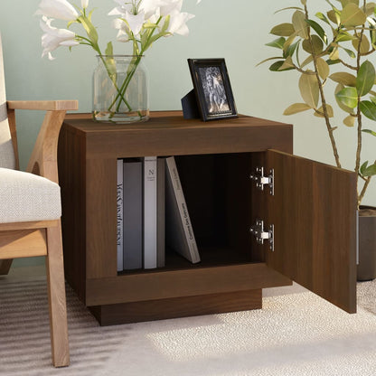 Couchtisch Braun Eichen-Optik 51x50x45 cm Holzwerkstoff - Pazzar.ch