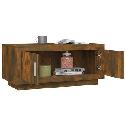 Couchtisch Räuchereiche 102x50x45 cm Holzwerkstoff - Pazzar.ch