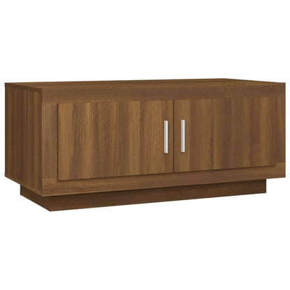 Couchtisch Braun Eichen-Optik 102x50x45 cm Holzwerkstoff - Pazzar.ch