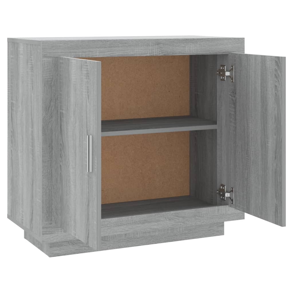 Sideboard Grau Sonoma 80x40x75 cm Holzwerkstoff - Pazzar.ch