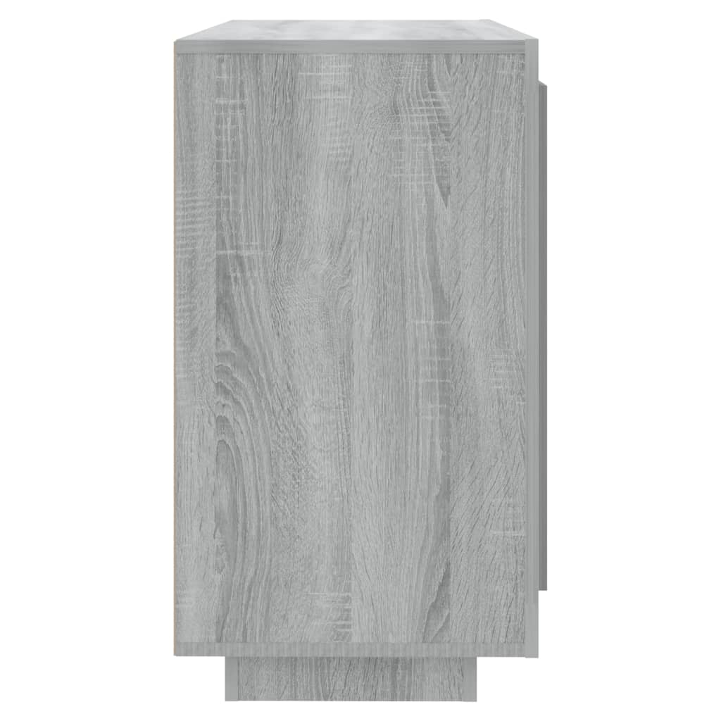 Sideboard Grau Sonoma 80x40x75 cm Holzwerkstoff - Pazzar.ch