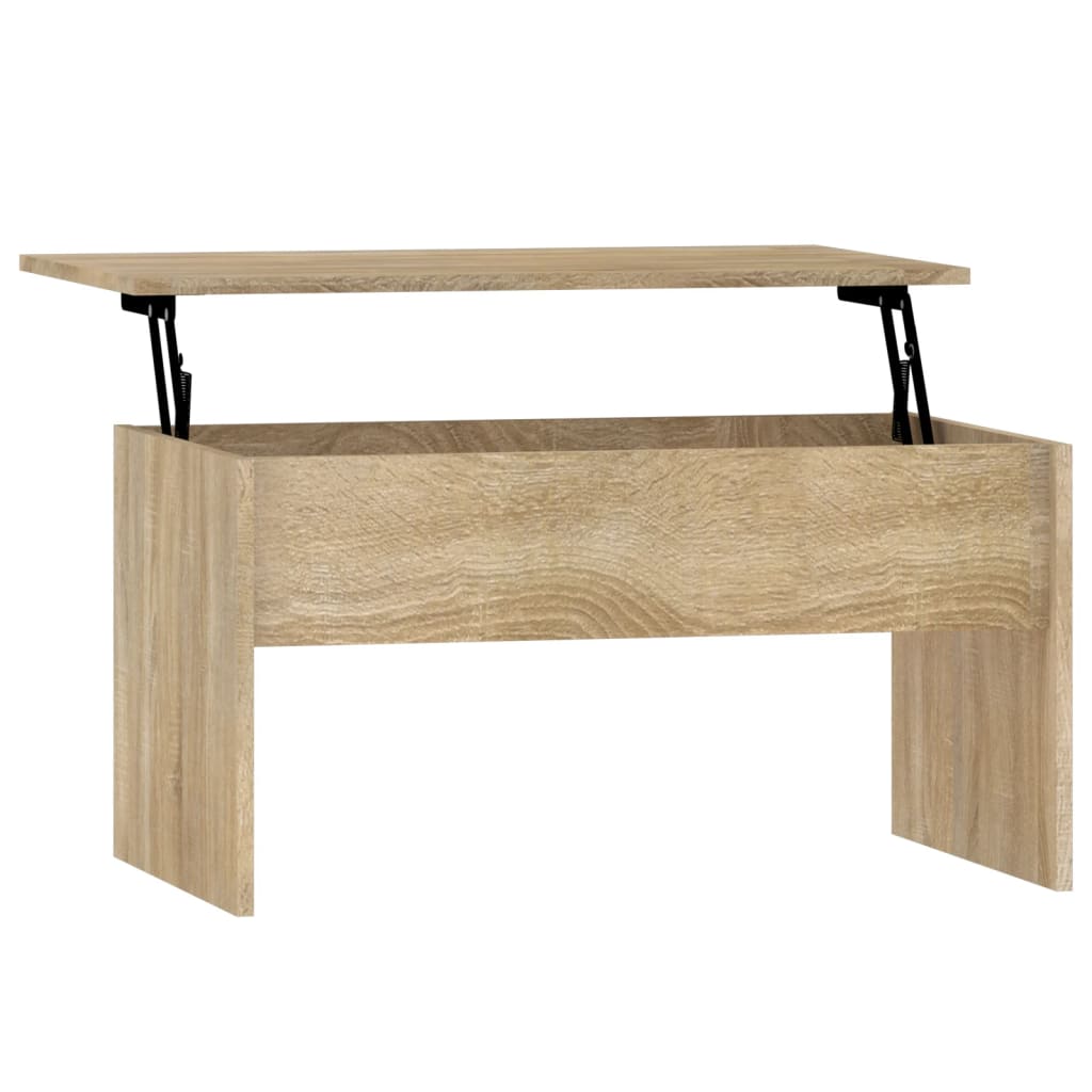 Couchtisch Sonoma-Eiche 80x50,5x41,5 cm Holzwerkstoff - Pazzar.ch