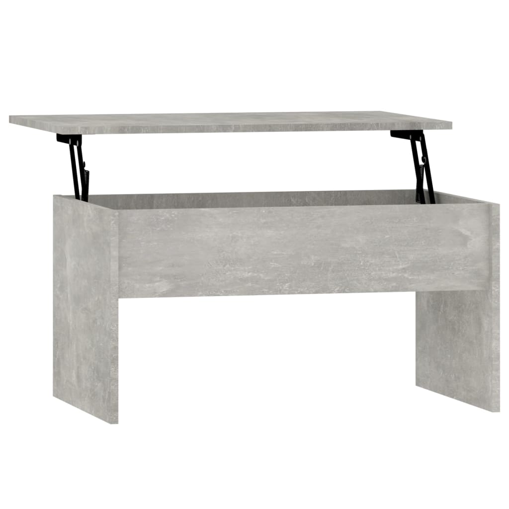 Couchtisch Betongrau 80x50,5x41,5 cm Holzwerkstoff - Pazzar.ch