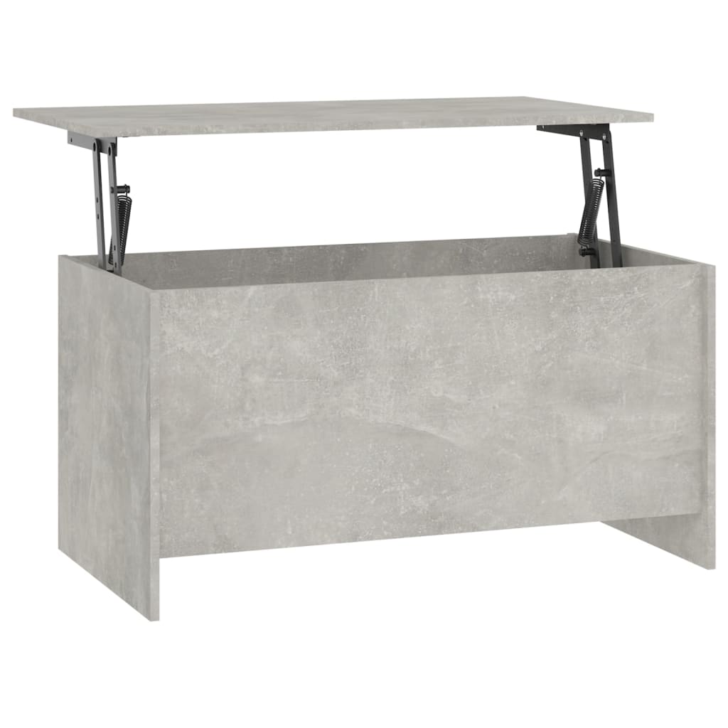 Couchtisch Betongrau 102x55,5x52,5 cm Holzwerkstoff - Pazzar.ch