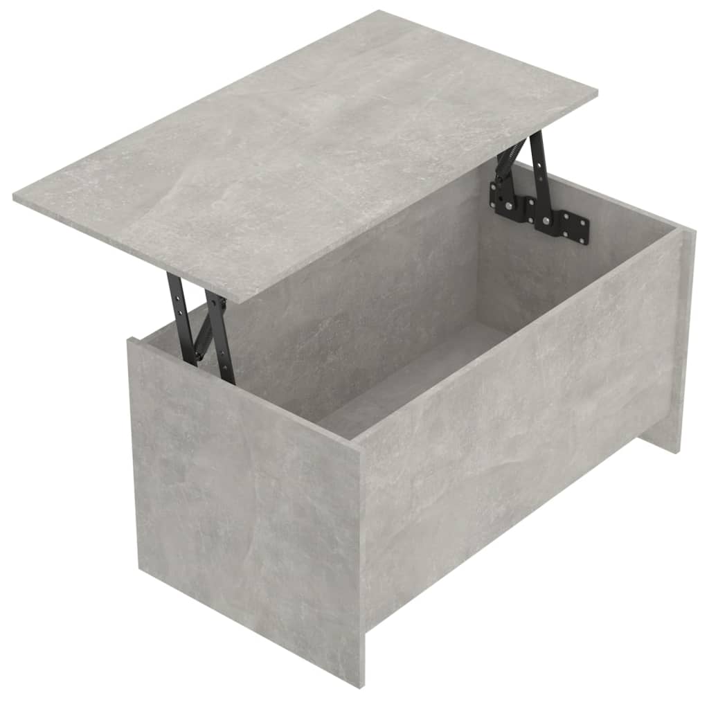 Couchtisch Betongrau 102x55,5x52,5 cm Holzwerkstoff - Pazzar.ch