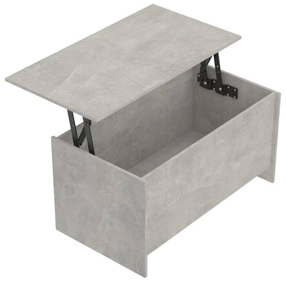 Couchtisch Betongrau 102x55,5x52,5 cm Holzwerkstoff - Pazzar.ch