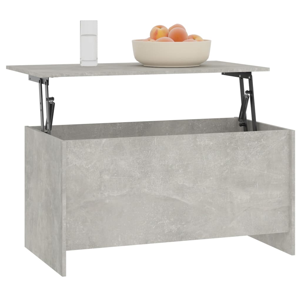 Couchtisch Betongrau 102x55,5x52,5 cm Holzwerkstoff - Pazzar.ch