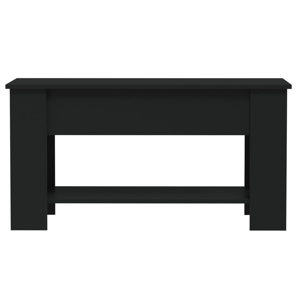 Couchtisch Schwarz 101x49x52 cm Holzwerkstoff - Pazzar.ch