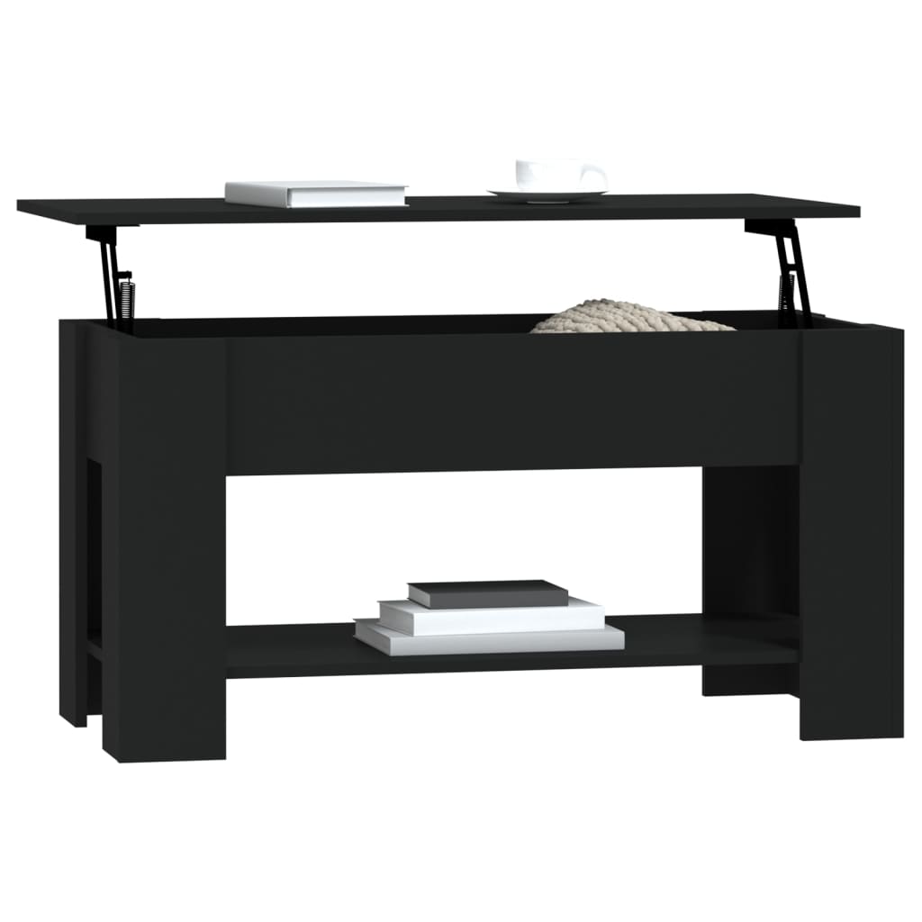 Couchtisch Schwarz 101x49x52 cm Holzwerkstoff - Pazzar.ch