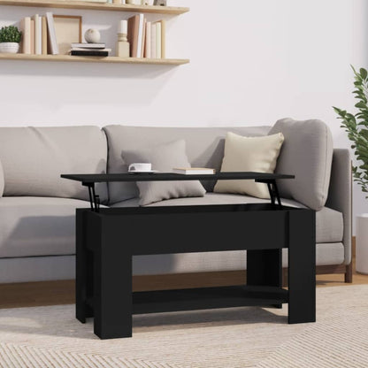 Couchtisch Schwarz 101x49x52 cm Holzwerkstoff - Pazzar.ch
