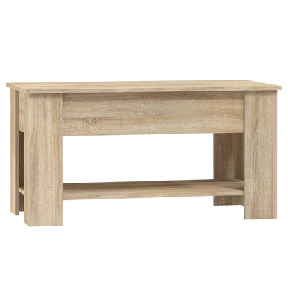 Couchtisch Sonoma-Eiche 101x49x52 cm Holzwerkstoff - Pazzar.ch