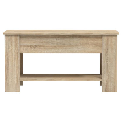 Couchtisch Sonoma-Eiche 101x49x52 cm Holzwerkstoff - Pazzar.ch