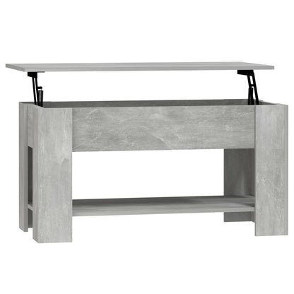 Couchtisch Betongrau 101x49x52 cm Holzwerkstoff - Pazzar.ch