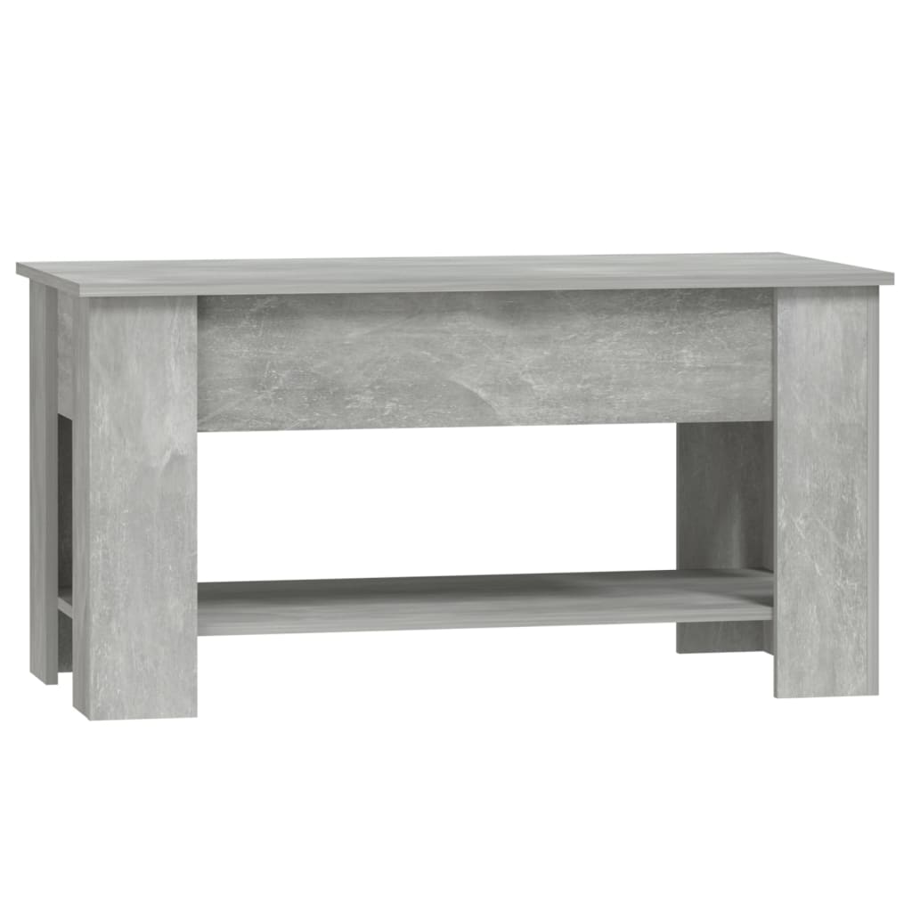 Couchtisch Betongrau 101x49x52 cm Holzwerkstoff - Pazzar.ch