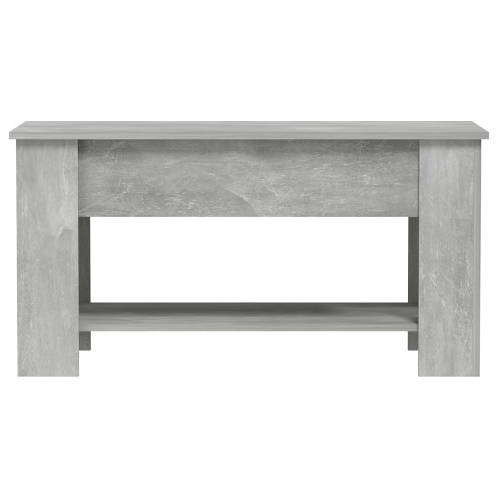 Couchtisch Betongrau 101x49x52 cm Holzwerkstoff - Pazzar.ch