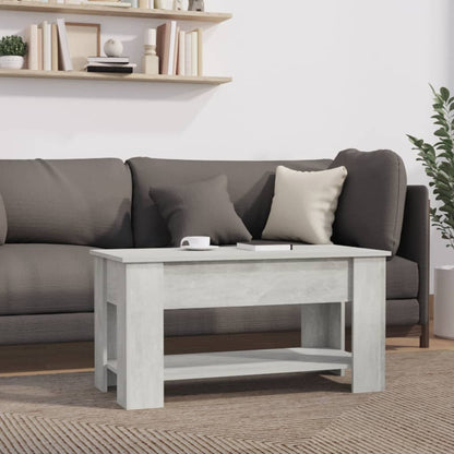 Couchtisch Betongrau 101x49x52 cm Holzwerkstoff - Pazzar.ch