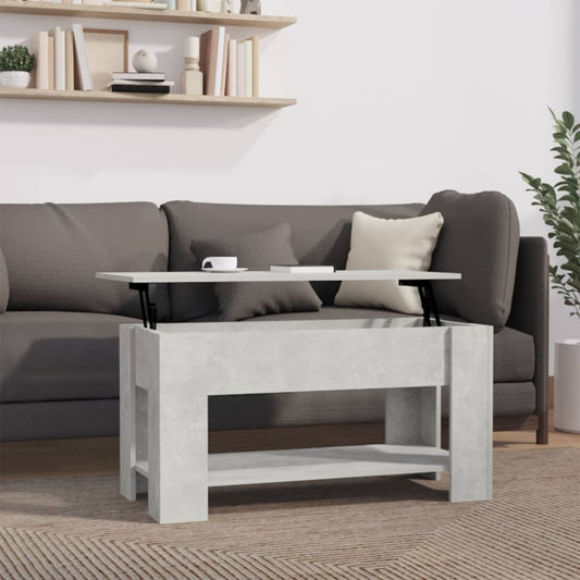 Couchtisch Betongrau 101x49x52 cm Holzwerkstoff - Pazzar.ch