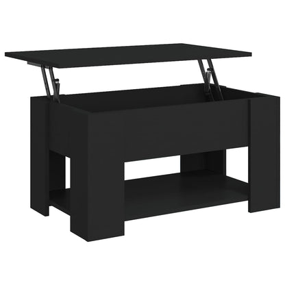Couchtisch Schwarz 79x49x41 cm Holzwerkstoff - Pazzar.ch