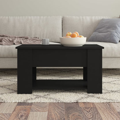 Couchtisch Schwarz 79x49x41 cm Holzwerkstoff - Pazzar.ch