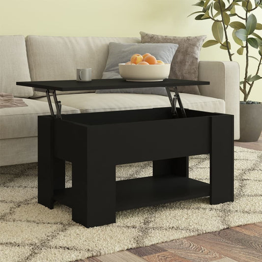 Couchtisch Schwarz 79x49x41 cm Holzwerkstoff - Pazzar.ch