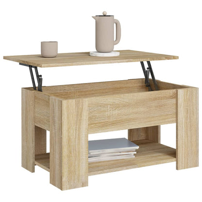 Couchtisch Sonoma-Eiche 79x49x41 cm Holzwerkstoff - Pazzar.ch