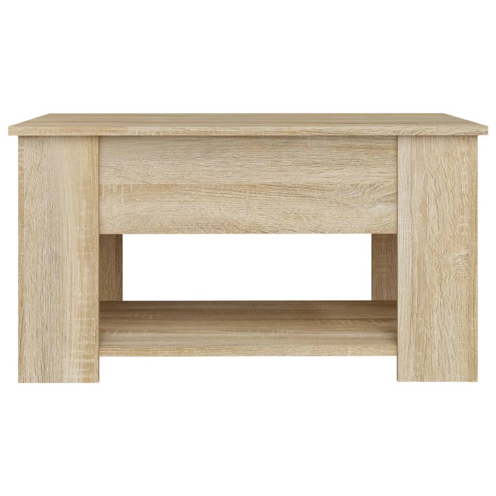Couchtisch Sonoma-Eiche 79x49x41 cm Holzwerkstoff - Pazzar.ch
